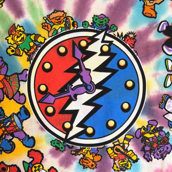 Liquid Blue Bears Through The Ages Tie-Dye T-Shirt