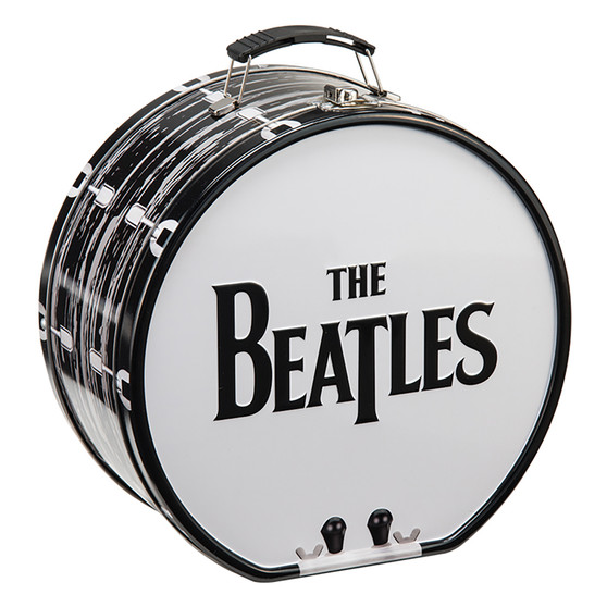 Liquid Blue Beatles Drum Tin Tote