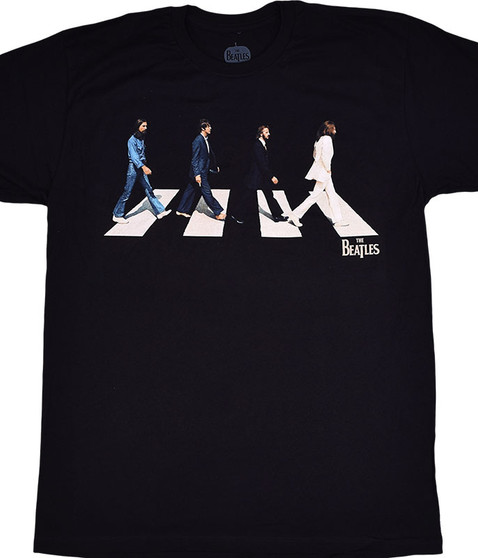 Liquid Blue Beatles Golden Slumbers Black T-Shirt