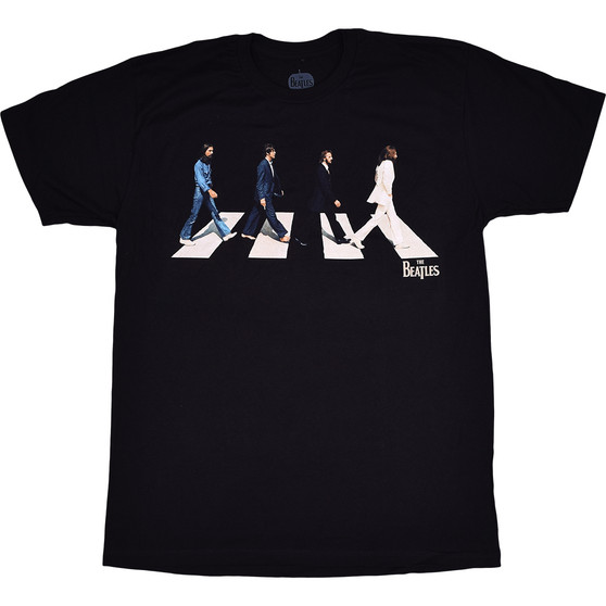 liquid blue Beatles Golden Slumbers Black T-Shirt