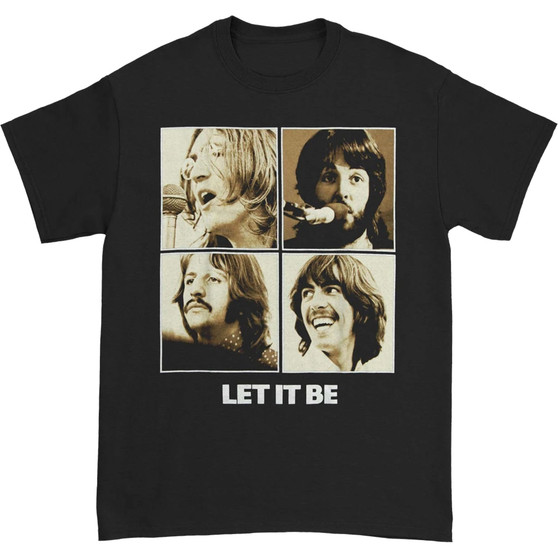 Liquid Blue Beatles Let It Be Black T-Shirt