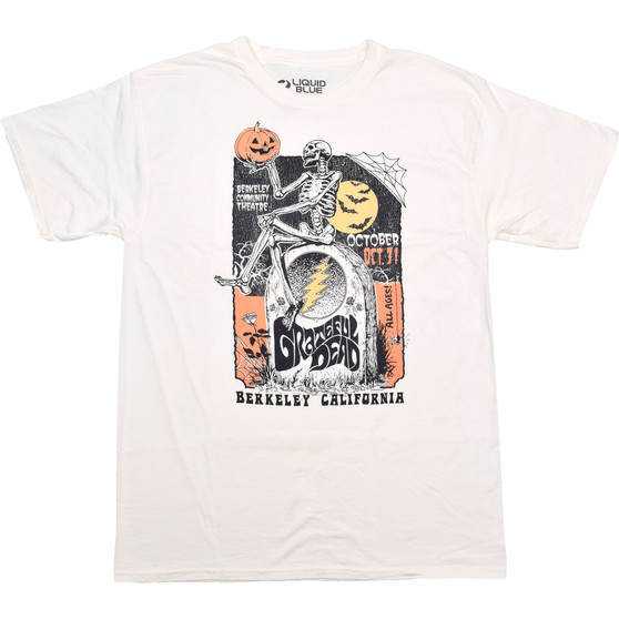 Liquid Blue Berkeley Grave Cream T-Shirt