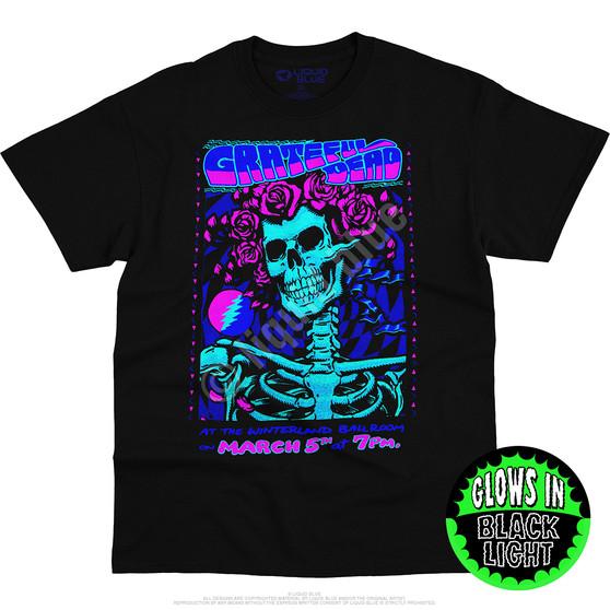 Liquid Blue Bertha Blacklight Black T-Shirt
