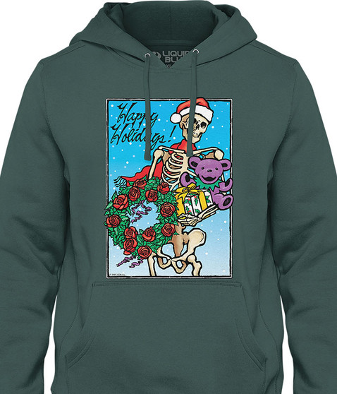 liquid blue Bertha Claus Hoodie