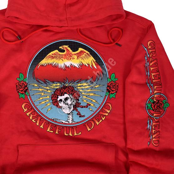Liquid Blue Bertha Eagle Red Sleeve Printed Hoodie