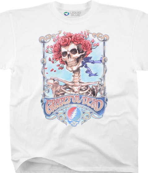 liquid blue Bertha Live White T-Shirt