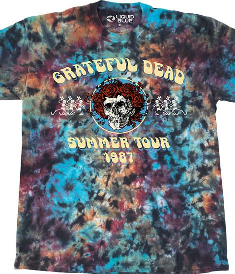 liquid blue Bertha Summer Tour 87 T-Shirt