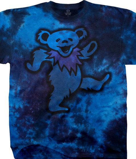 liquid blue Big Bear Tie-Dye T-Shirt