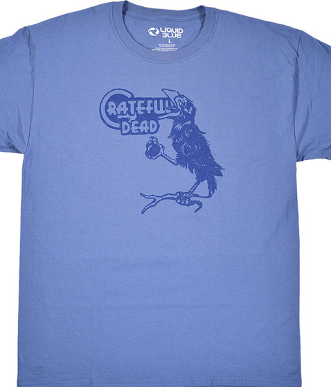 liquid blue Bird Song Blue T-Shirt