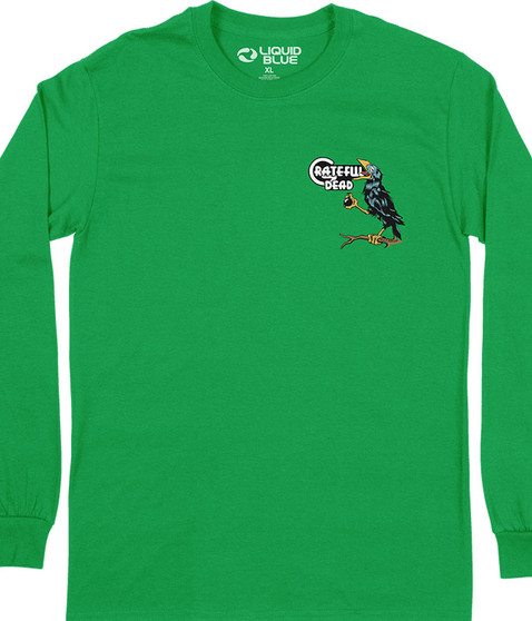 Liquid Blue Bird Song Chest Long Sleeve T-Shirt