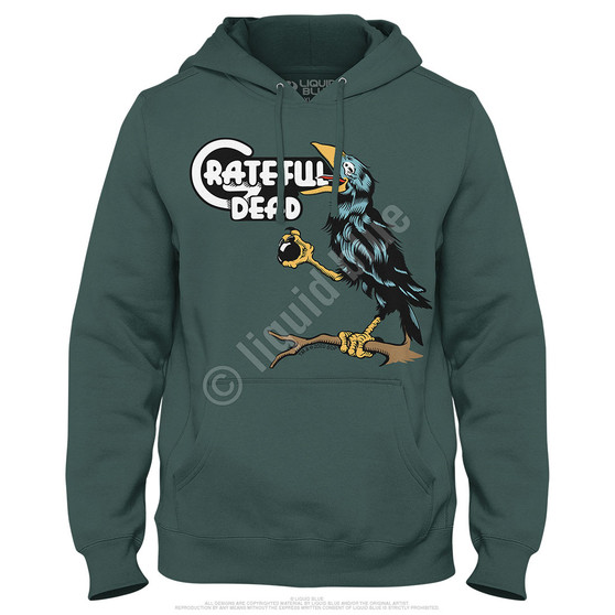 Liquid Blue Bird Song Hoodie