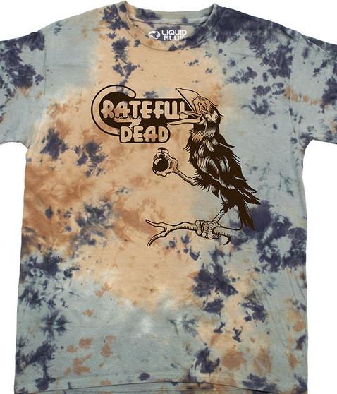 liquid blue Bird Song Line Art T-Shirt