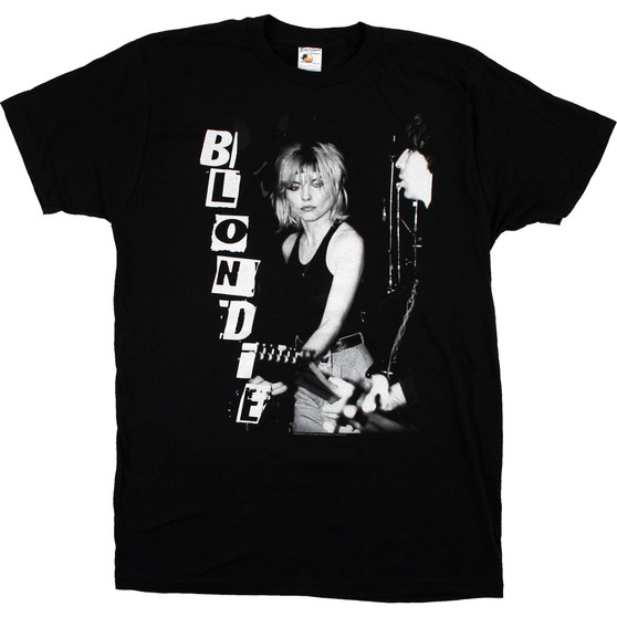 Liquid Blue Blondie Live Band Black T-Shirt