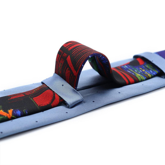 Liquid Blue Blue Dotted Terrapin Tie