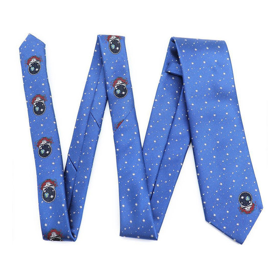 Liquid Blue Blue Space Your Face Tie