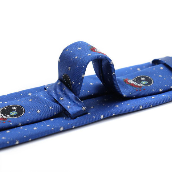 Liquid Blue Blue Space Your Face Tie