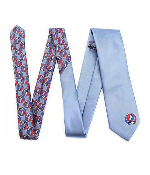 liquid blue Blue Steal Your Face Tie