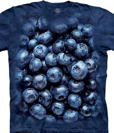 liquid blue Blueberries Classic Cotton T-Shirt