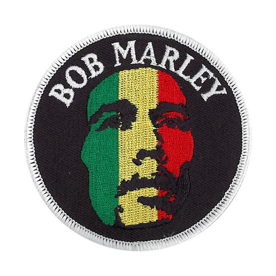 Liquid Blue Bob Marley Face Patch