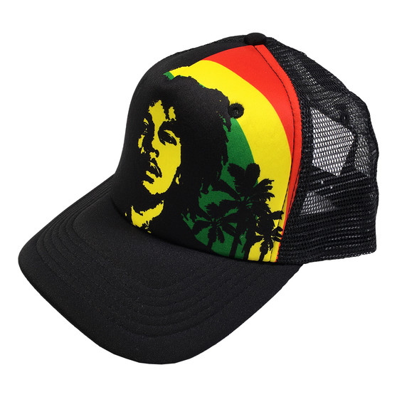 Liquid Blue Bob Marley Rise Up Trucker Hat