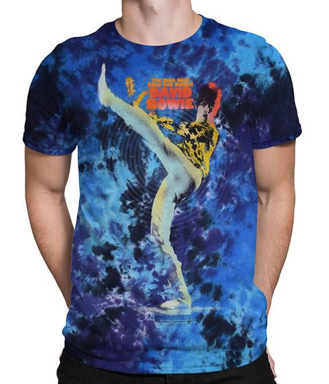 liquid blue Bowie Kick Tie-Dye T-Shirt