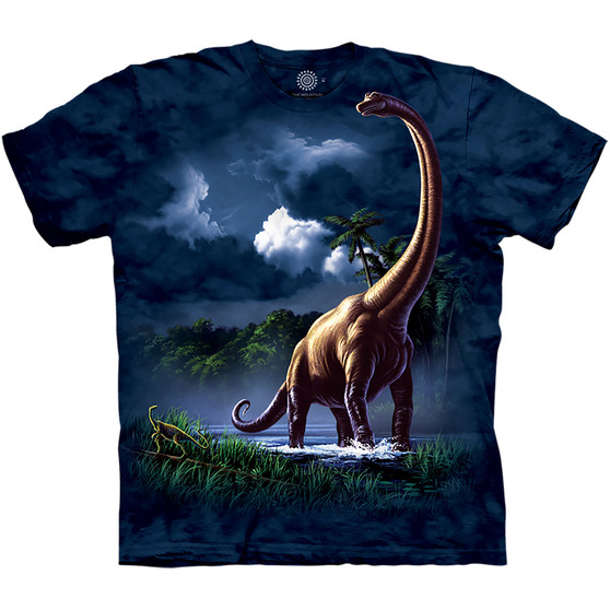 Liquid Blue Brachiosaurus Classic Cotton T-Shirt