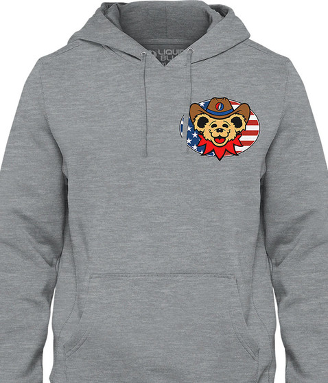 liquid blue Buffalo 89 Chest Hoodie