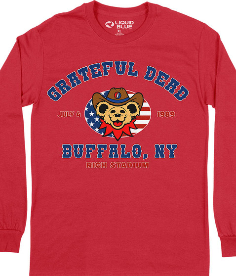 liquid blue Buffalo 89 Long Sleeve T-Shirt