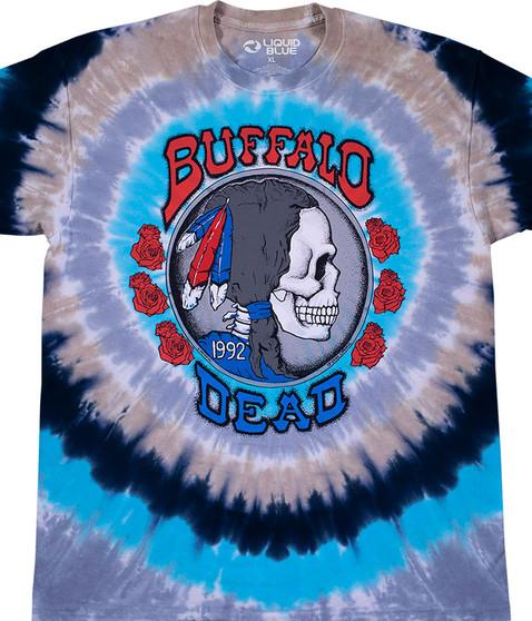 liquid blue Buffalo Nickel Tie-Dye T-Shirt