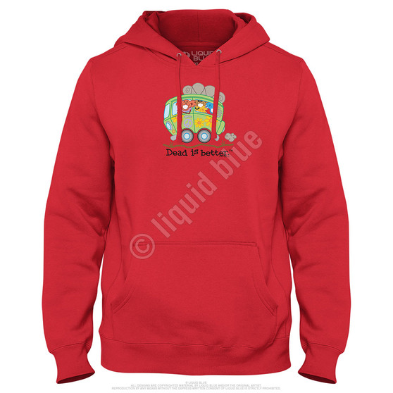 Liquid Blue Bus Dead Is Better Hoodie