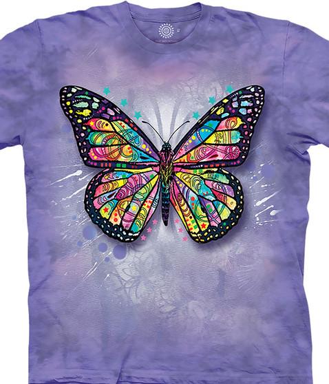 liquid blue Butterfly Kids' T-Shirt