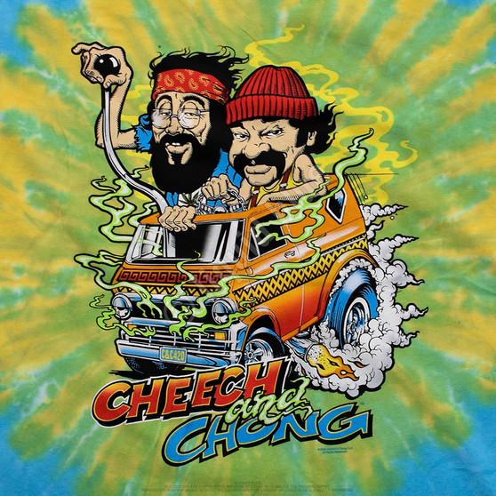 Liquid Blue C&C Hot Rod Tie-Dye T-Shirt