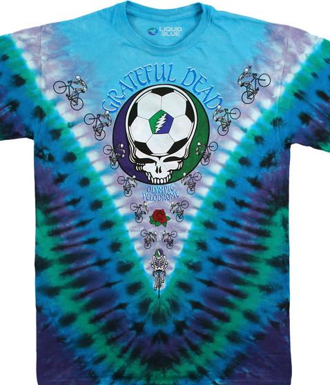 liquid blue Cal State Tie-Dye T-Shirt