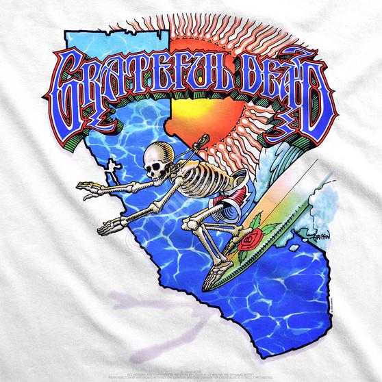Liquid Blue California Surfer White T-Shirt