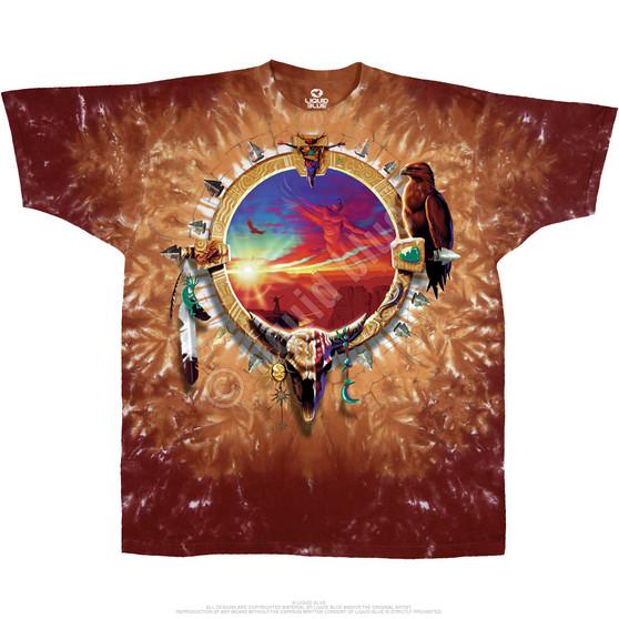 Liquid Blue Canyon Sunset Tie-Dye T-Shirt