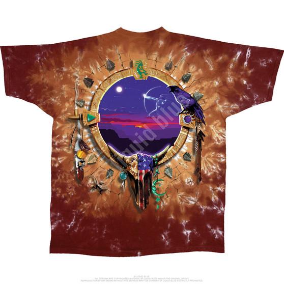 Liquid Blue Canyon Sunset Tie-Dye T-Shirt