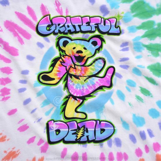 Liquid Blue Carnival Bear Tie-Dye T-Shirt