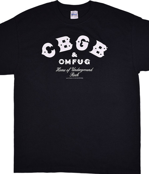 liquid blue CBGB Logo Black T-Shirt