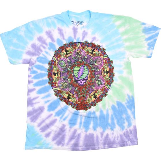 Liquid Blue Celtic Mandala Spiral T-Shirt