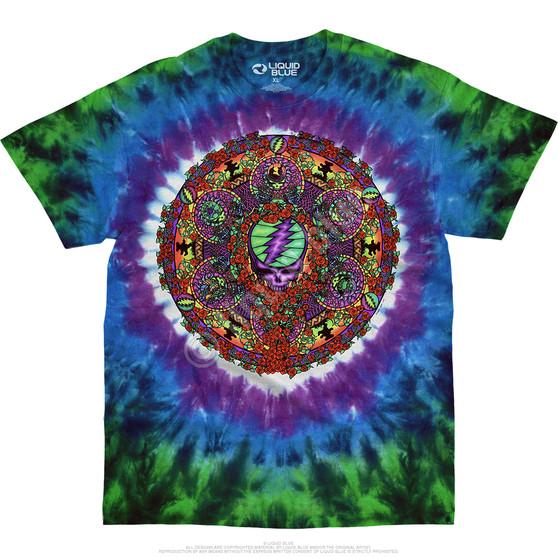 Liquid Blue Celtic Mandala Tie-Dye T-Shirt