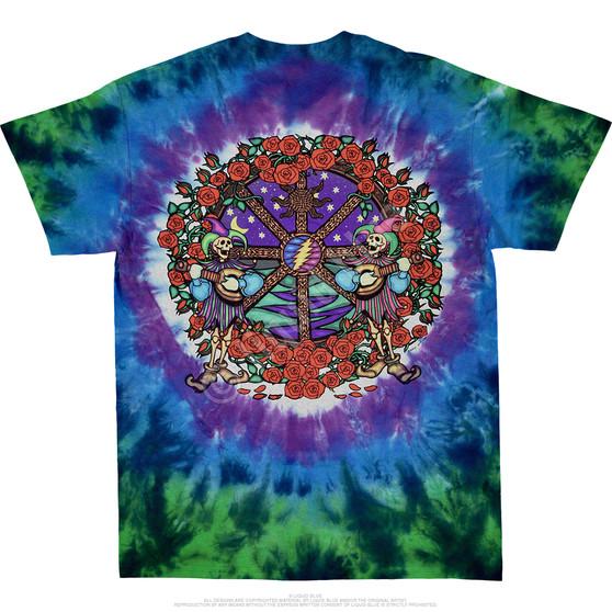 Liquid Blue Celtic Mandala Tie-Dye T-Shirt