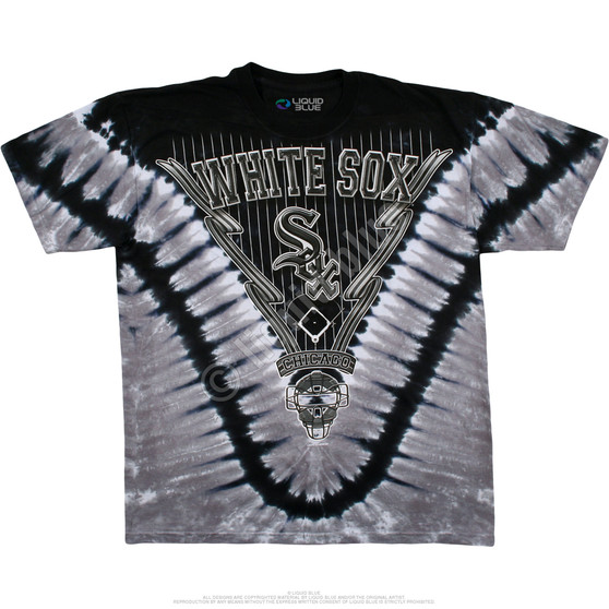 Liquid Blue Chicago White Sox V Tie-Dye T-Shirt