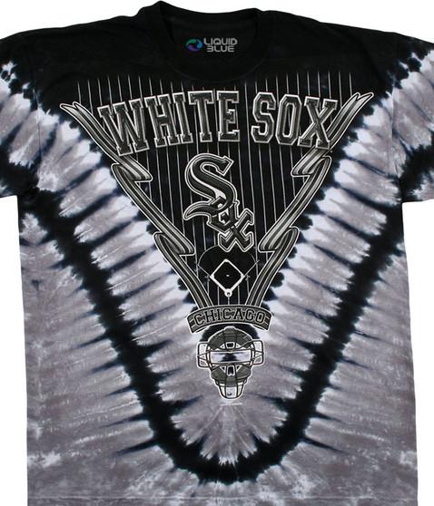 liquid blue Chicago White Sox V Tie-Dye T-Shirt
