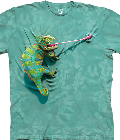 liquid blue Climbing Chameleon Kids' T-Shirt