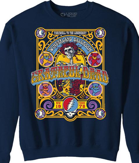 liquid blue Closing Of Winterland Navy Sweatshirt