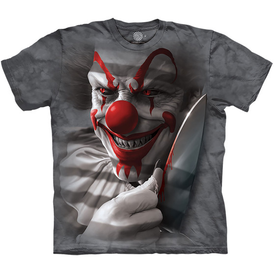Liquid Blue Clown Cut Classic Cotton T-Shirt