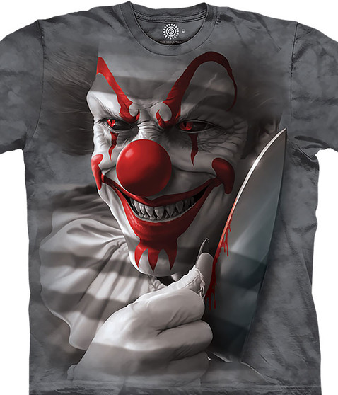 liquid blue Clown Cut Classic Cotton T-Shirt