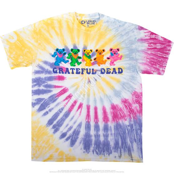 Liquid Blue Dancin Bears 3.0 Tie-Dye T-Shirt
