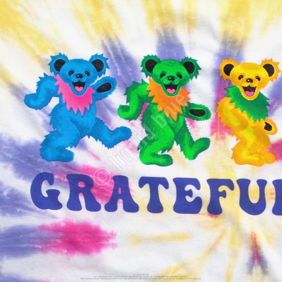 Liquid Blue Dancin Bears 3.0 Tie-Dye T-Shirt