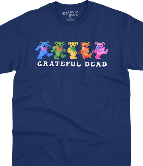 liquid blue Dancing Bears 3.0 Navy T-Shirt